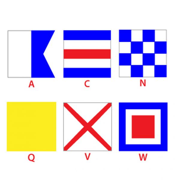 Nautical Warning Flags