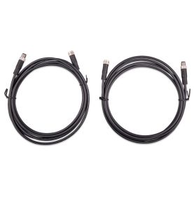 Victron M8 circular connector Male/Female 3 pole cable 1m (bag of 2)