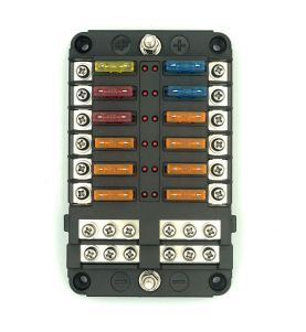 Guardian Modular Fuse Box 12 Pin with Negative Bus Bar