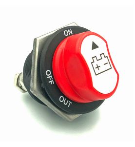 Guardian Battery Selector Switch ON-OFF (Black) Low Profile