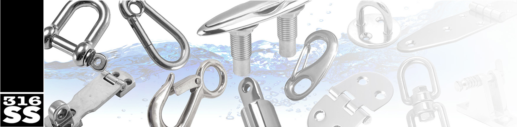 316SS Marine Stainless Steel Hardware and Accessories