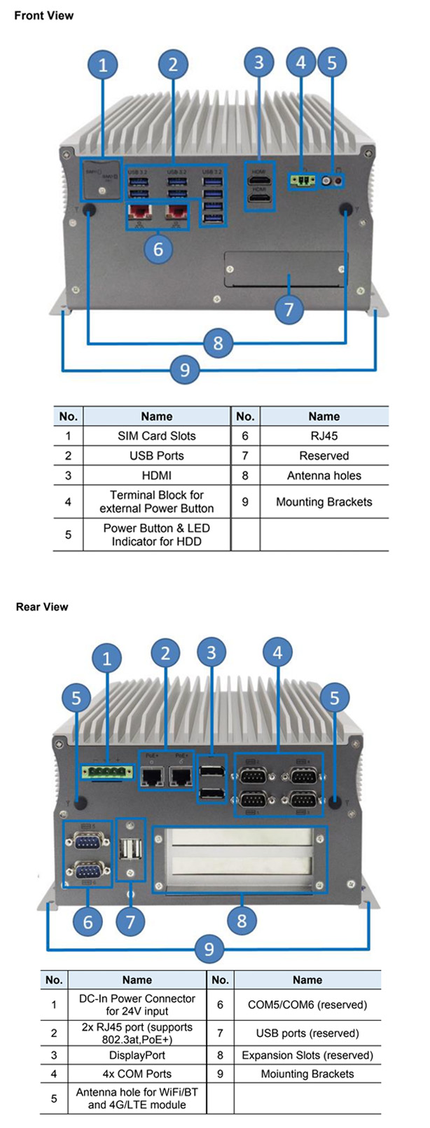 TZ Kraken PC Front & Rear Image