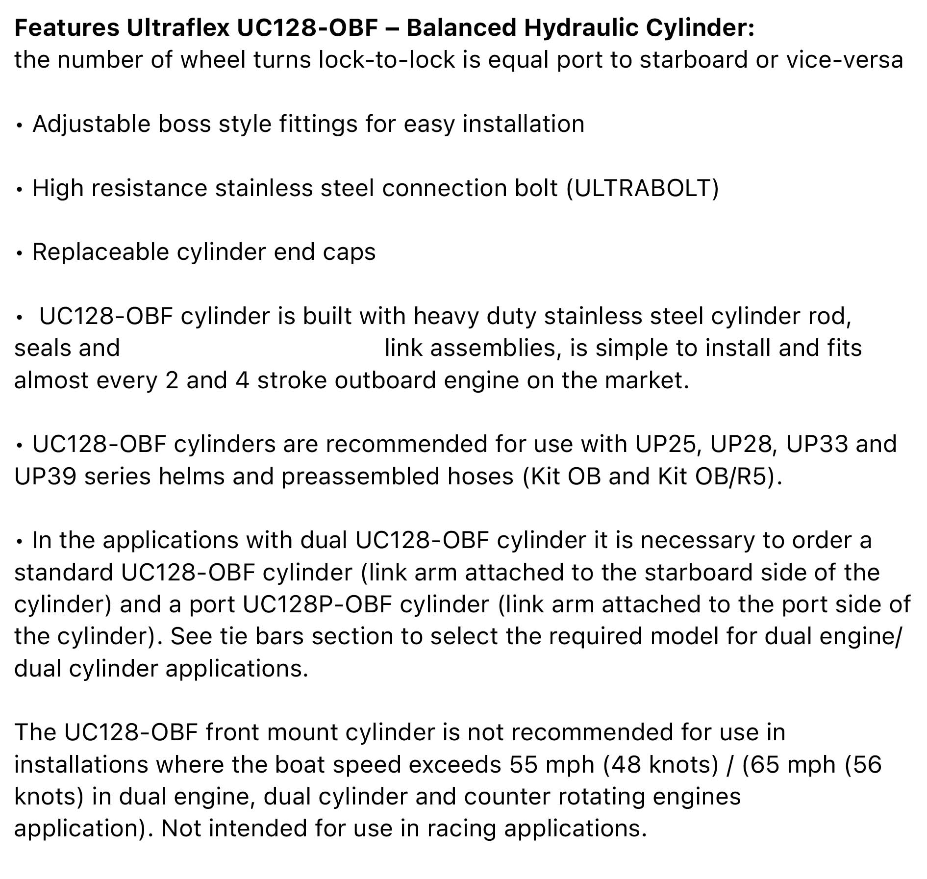 Hydraulic Cylinder Nautech 28