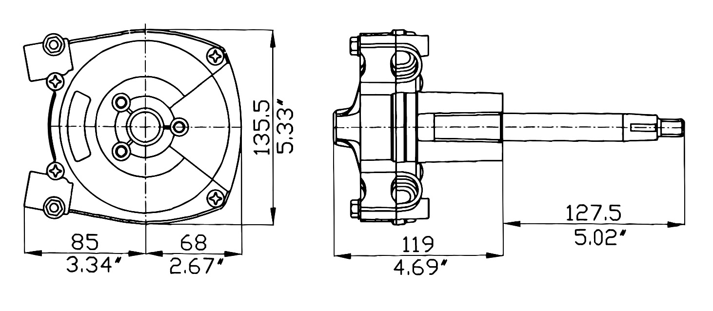 Ultraflex T71 Dimensions